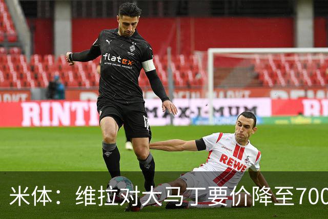 米体：维拉对大马丁要价降至700万欧元，尤文认为还不够低